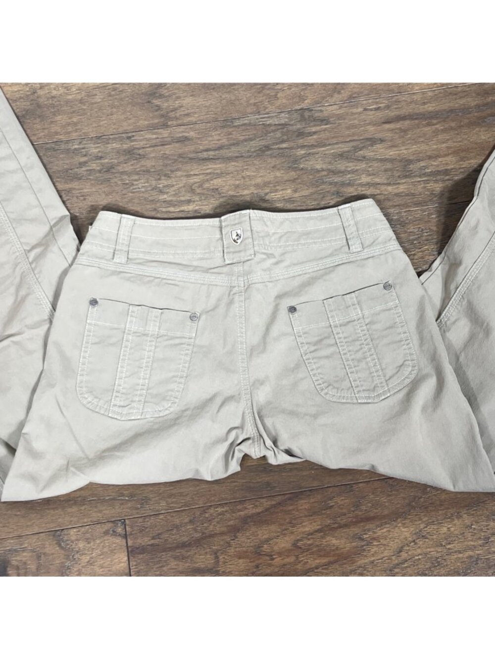 KUHL Women's Vintage Patinadye Pants Khaki Sz 4 EUC - Picture 5 of 7